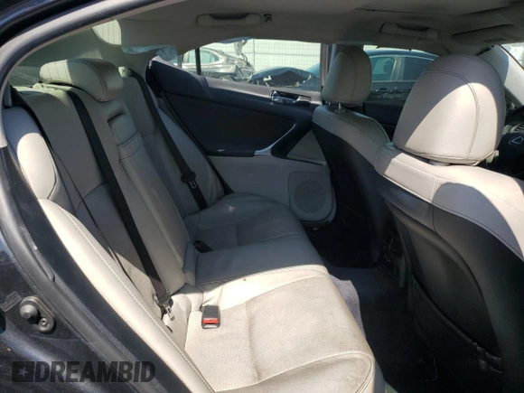 2011 Lexus IS 250 with VIN JTHBF5C20B5153497, listed as a Copart auction lot 49836015 with Not Provided miles and Salvage Title. Bid and sale history available at DreamBid. Image 10.