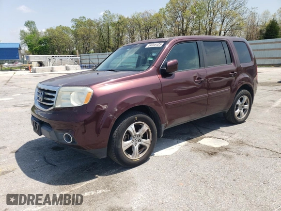 2013 Honda Pilot EX-L с VIN 5FNYF3H57DB038397, выставлен на аукционе Copart как лот 54305405 с пробегом 158 334 миль миль и Списание • Salvage title. История ставок и продаж доступна на DreamBid. Изображение 1.