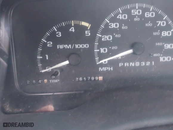 1995 Chevrolet C/K 1500 with VIN 1GCEK14Z9SZ141016, listed as a IAAI auction lot 41795606 with 261,799 mi miles. Bid and sale history available at carsss.com. Image 7.