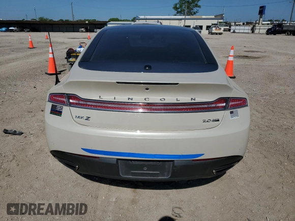 2014 Lincoln MKZ with VIN 3LN6L2J90ER829079, listed as a Copart auction lot 52113025 with 165,839 mi miles and Clean title. Bid and sale history available at DreamBid. Image 6.