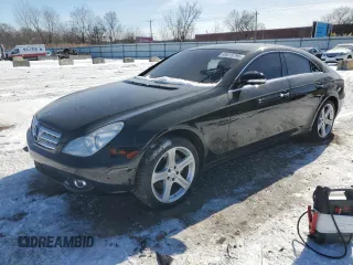 2007 Mercedes-Benz CLS-Class 5.5L with VIN WDDDJ72X87A087027, listed as a Copart auction lot 45315795 with 67,899 mi miles and Salvage Title. Bid and sale history available at carsss.com. Image 1.