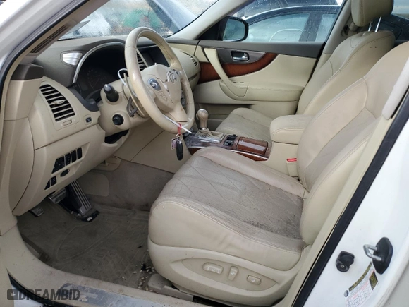 2009 Infiniti FX35 with VIN JNRAS18W89M150439, listed as a Copart auction lot 46363434 with 144,333 mi miles and Salvage Title. Bid and sale history available at carsss.com. Image 7.