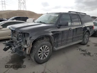 2017 Ford Expedition EL XLT with VIN 1FMJK1JT3HEA33341, listed as a Copart auction lot 47315645 with 187,142 mi miles and Salvage Title. Bid and sale history available at carsss.com. Image 1.