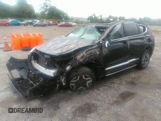 2021 Hyundai Santa Fe Calligraphy with VIN 5NMS5DAL8MH337709, listed as a IAAI auction lot 39766473 with 60,397 mi miles and . Bid and sale history available at DreamBid. Image 2.