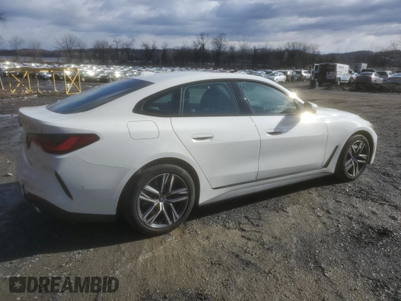 2023 BMW 4 Series 430i xDrive с VIN WBA73AV07PFN00410, выставлен на аукционе Copart как лот 46872495 с пробегом 31 148 миль миль и На запчасти • Non repairable. История ставок и продаж доступна на DreamBid. Изображение 3.