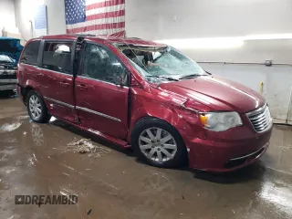 2012 Chrysler Town & Country with VIN 2C4RC1BG1CR338631, listed as a Copart auction lot 45802795 with 163,187 mi miles and Salvage Title. Bid and sale history available at DreamBid. Image 4.