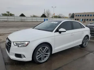 2019 Audi A3 Sedan Premium with VIN WAUBEGFF6K1017068, listed as a Copart auction lot 50922165 with 78,375 mi miles and Salvage Title. Bid and sale history available at carsss.com. Image 1.