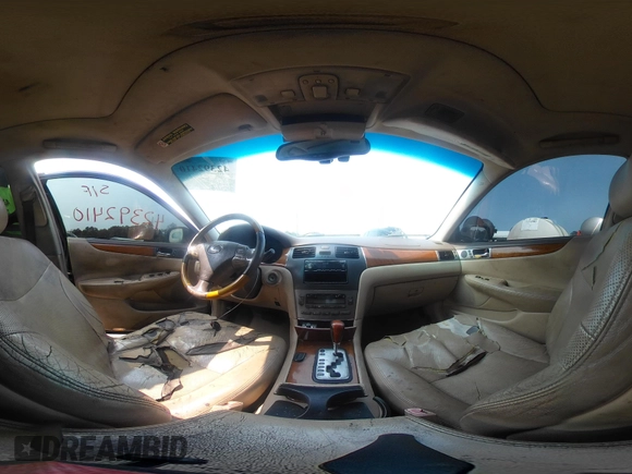 2005 Lexus ES 350 with VIN JTHBA30G855106368, listed as a IAAI auction lot 42392410 with 255,983 mi miles and . Bid and sale history available at DreamBid. Image 18.