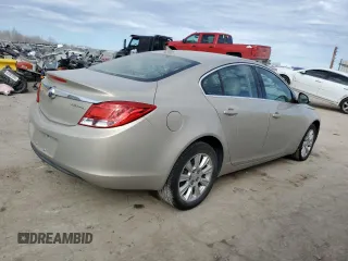 2012 Buick Regal with VIN 2G4GR5ER5C9136607, listed as a Copart auction lot 46616955 with 74,976 mi miles and Salvage title. Bid and sale history available at DreamBid. Image 3.