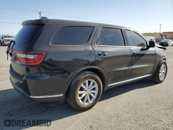 2015 Dodge Durango SXT with VIN 1C4RDHAG2FC931046, listed as a Copart auction lot 52409775 with 164,509 mi miles and Salvage title. Bid and sale history available at DreamBid. Image 3.