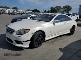 2010 Mercedes-Benz CL-Class CL 550 with VIN WDDEJ8GB2AA025203, listed as a Copart auction lot 50587715 with 133,283 mi miles and Salvage Title. Bid and sale history available at carsss.com. Image 1.