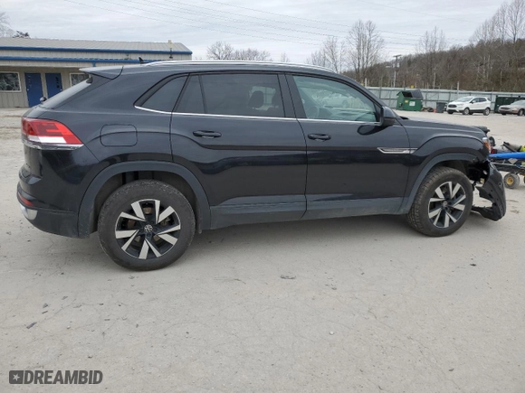 2023 Volkswagen Atlas Cross Sport 2.0T SE with VIN 1V2LC2CA4PC227994, listed as a Copart auction lot 82517774 with 22,375 mi miles and Salvage Title. Bid and sale history available at carsss.com. Image 3.