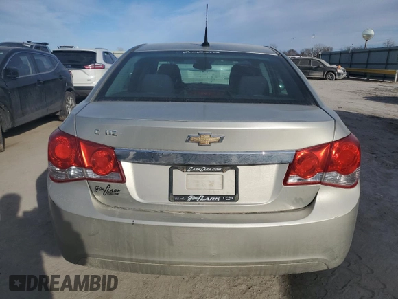 2014 Chevrolet Cruze LS with VIN 1G1PA5SH4E7176455, listed as a Copart auction lot 45659695 with 133,116 mi miles and Salvage Title. Bid and sale history available at DreamBid. Image 6.