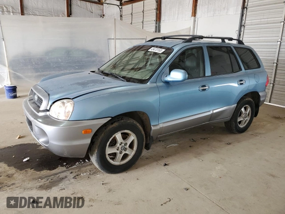 2003 Hyundai Santa Fe LX with VIN KM8SC73E13U559968, listed as a Copart auction lot 49470165 with 103,900 mi miles and Salvage Title. Bid and sale history available at carsss.com. Image 1.