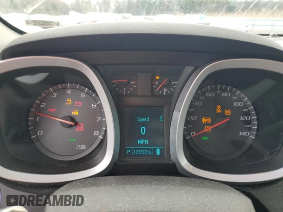 2012 Chevrolet Equinox LT w/2LT with VIN 2GNFLNEK2C6216251, listed as a Copart auction lot 50855785 with 123,392 mi miles and Salvage Title. Bid and sale history available at carsss.com. Image 9.