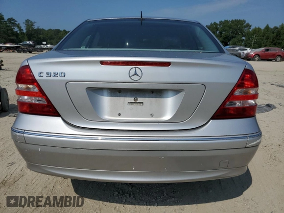 2005 Mercedes-Benz C 320 with VIN WDBRF64J95F557858, listed as a Copart auction lot 68310604 with 162,849 mi miles and Salvage Title. Bid and sale history available at DreamBid. Image 6.