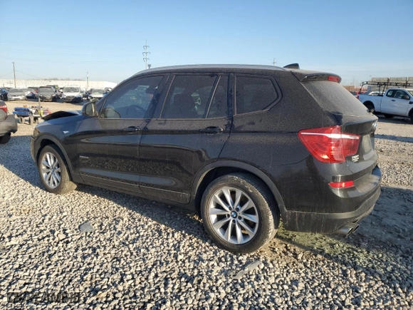 2015 BMW X3 xDrive28i with VIN 5UXWX9C56F0D56769, listed as a Copart auction lot 43700805 with 0 mi miles and Salvage Title. Bid and sale history available at carsss.com. Image 2.