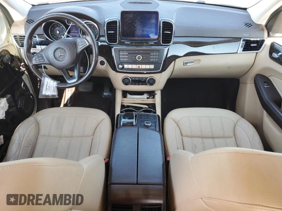 2017 Mercedes-Benz GLS 450 with VIN 4JGDF6EE2HA914145, listed as a Copart auction lot 66312074 with 83,223 mi miles and Salvage Title. Bid and sale history available at DreamBid. Image 8.