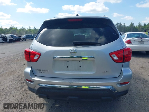 2018 Nissan Pathfinder SV with VIN 5N1DR2MM1JC616205, listed as a IAAI auction lot 42536607 with 117,198 mi miles and . Bid and sale history available at DreamBid. Image 17.