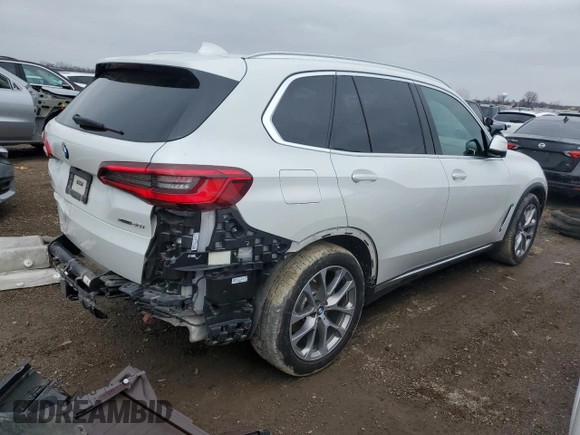 2019 BMW X5 xDrive40i with VIN 5UXCR6C50KLL34400, listed as a Copart auction lot 52299795 with 60,439 mi miles and Salvage Title. Bid and sale history available at carsss.com. Image 3.