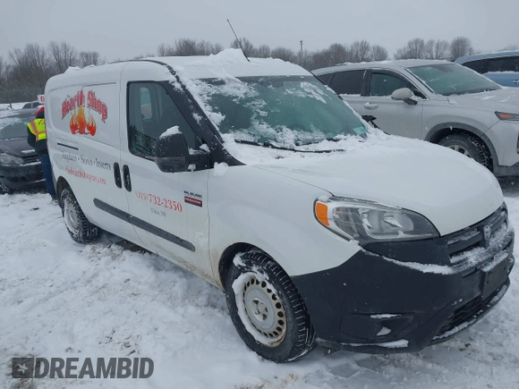 2018 Ram ProMaster City Cargo Van Tradesman with VIN ZFBERFAB4J6K11590, listed as a IAAI auction lot 41314466 with 94,830 mi miles. Bid and sale history available at carsss.com. Image 1.