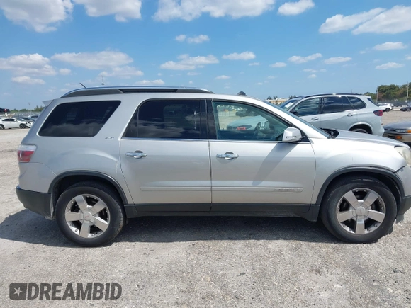 2007 GMC Acadia SLT with VIN 1GKEV33727J126936, listed as a IAAI auction lot 42059595 with 129,700 mi miles. Bid and sale history available at carsss.com. Image 13.