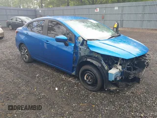 2021 Nissan Versa SV with VIN 3N1CN8EV1ML857229, listed as a IAAI auction lot 42240795 with 77,521 mi miles and . Bid and sale history available at DreamBid. Image 1.