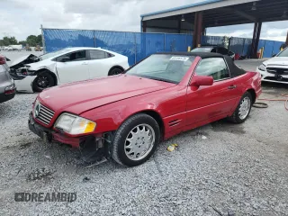 1996 Mercedes-Benz SL 320 with VIN WDBFA63F0TF131729, listed as a Copart auction lot 63196575 with 91,907 mi miles and Salvage title. Bid and sale history available at DreamBid. Image 1.