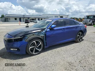 2019 Honda Accord Sport with VIN 1HGCV1F3XKA094070, listed as a Copart auction lot 65361395 with 116,323 mi miles and Salvage title. Bid and sale history available at DreamBid. Image 1.