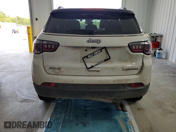 2022 Jeep Compass Limited with VIN 3C4NJDCB2NT114678, listed as a Copart auction lot 57389905 with 70,122 mi miles and Salvage title. Bid and sale history available at DreamBid. Image 6.