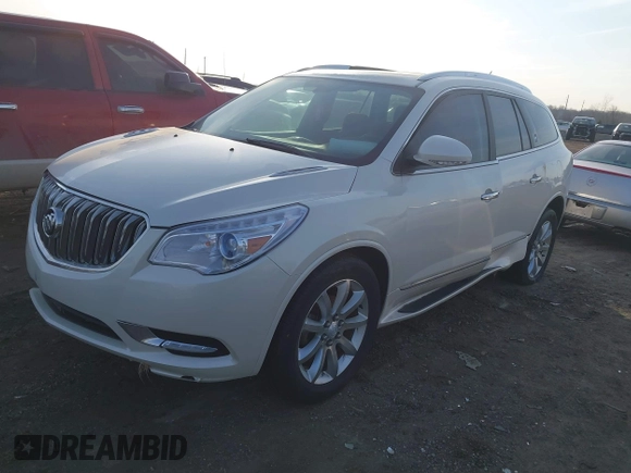 2014 Buick Enclave Leather with VIN 5GAKVBKD5EJ170931, listed as a IAAI auction lot 41797367 with 65,200 mi miles and . Bid and sale history available at DreamBid. Image 17.