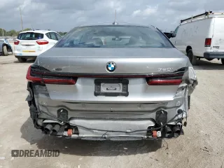 2021 BMW 7 Series 750i xDrive with VIN WBA7U2C07MCE92993, listed as a Copart auction lot 47550495 with 34,985 mi miles and Non repairable. Bid and sale history available at DreamBid. Image 6.