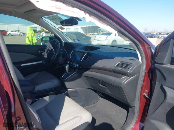 2016 Honda CR-V EX-L with VIN 2HKRM3H78GH509247, listed as a IAAI auction lot 41480868 with 87,292 mi miles. Bid and sale history available at carsss.com. Image 5.