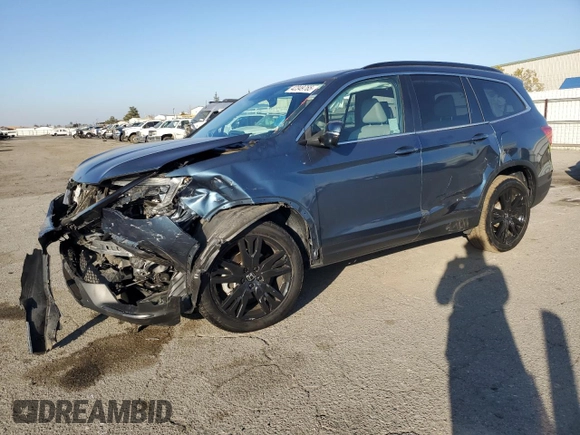 2021 Honda Pilot Special Edition with VIN 5FNYF6H2XMB087813, listed as a Copart auction lot 42349765 with 31,189 mi miles and Salvage Title. Bid and sale history available at DreamBid. Image 1.