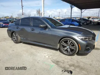 2022 BMW 3 Series 330i xDrive with VIN 3MW5R7J02N8C25100, listed as a Copart auction lot 48193255 with 37,122 mi miles and Salvage Title. Bid and sale history available at carsss.com. Image 4.