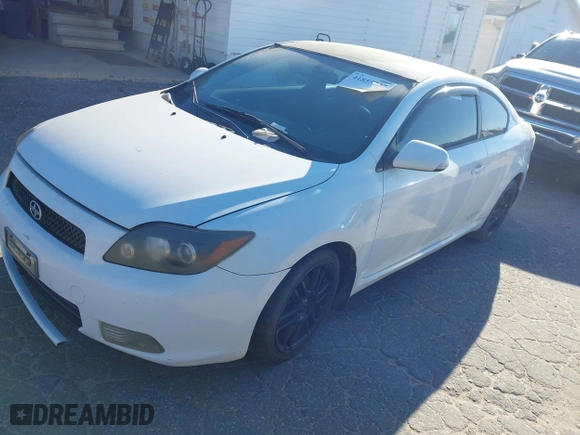 2008 Scion tC Spec with VIN JTKDE167580265840, listed as a IAAI auction lot 41855237 with 241,098 mi miles. Bid and sale history available at carsss.com. Image 2.
