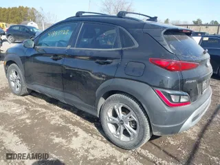 2023 Hyundai Kona SEL with VIN KM8K6CAB1PU966932, listed as a IAAI auction lot 41801728 with 13,316 mi miles. Bid and sale history available at carsss.com. Image 3.