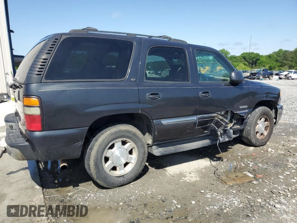 2005 GMC Yukon SLT z VIN 1GKEC13TX5R106956, wystawiony jako Copart lot #52486205 z przebiegiem 317 375 mil mil oraz Szkoda całkowita • Salvage title. Historia ofert i sprzedaży dostępna na DreamBid. Obrazek 3.