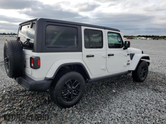 2023 Jeep Wrangler Sport S with VIN 1C4HJXDNXPW569699, listed as a Copart auction lot 52392145 with 32,972 mi miles and Salvage title. Bid and sale history available at DreamBid. Image 3.
