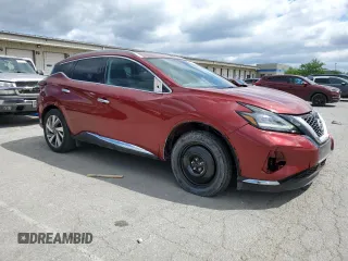 2020 Nissan Murano SL z VIN 5N1AZ2CJ1LN161311, wystawiony jako Copart lot #58058735 z przebiegiem 59 446 mil mil oraz Szkoda całkowita • Salvage title. Historia ofert i sprzedaży dostępna na DreamBid. Obrazek 4.