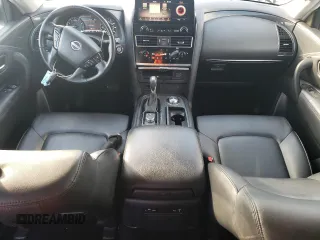2022 Nissan Armada SV with VIN JN8AY2AD9N9677159, listed as a Copart auction lot 42674435 with 66,446 mi miles and Salvage Title. Bid and sale history available at carsss.com. Image 8.