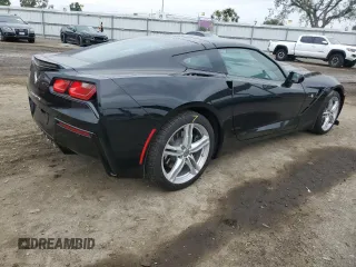 2017 Chevrolet Corvette 1LT with VIN 1G1YA2D7XH5101007, listed as a Copart auction lot 43644564 with 13,490 mi miles. Bid and sale history available at carsss.com. Image 3.