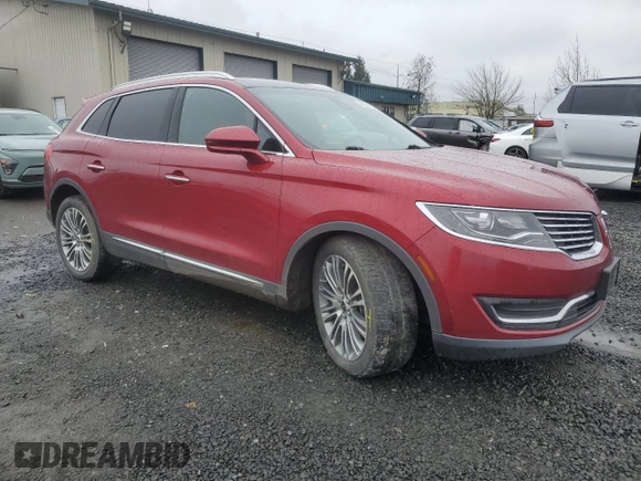 2016 Lincoln MKX Reserve with VIN 2LMTJ8LR3GBL27908, listed as a Copart auction lot 43837685 with 141,181 mi miles and Salvage Title. Bid and sale history available at carsss.com. Image 4.