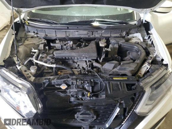 2017 Nissan Rogue SV with VIN KNMAT2MV3HP515879, listed as a Copart auction lot 61429454 with Not provided miles and Salvage title. Bid and sale history available at DreamBid. Image 12.