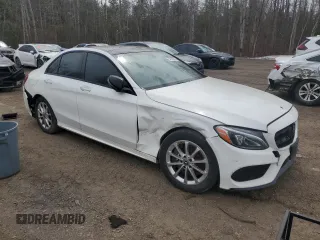 2018 Mercedes-Benz C 300 z VIN 55SWF4KB1JU239945, wystawiony jako Copart lot #54153275 z przebiegiem 100 540 mil mil oraz Szkoda całkowita • Salvage title. Historia ofert i sprzedaży dostępna na DreamBid. Obrazek 4.