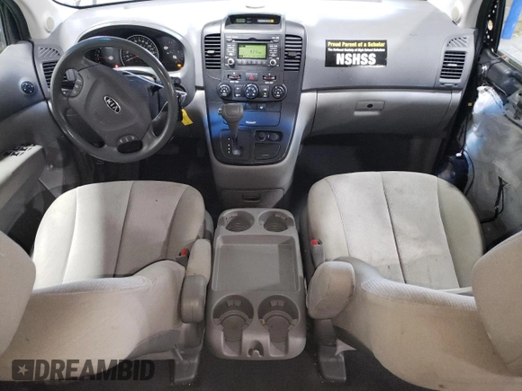 2011 Kia Sedona LX with VIN KNDMG4C76B6380846, listed as a Copart auction lot 50566955 with 106,148 mi miles and Salvage Title. Bid and sale history available at carsss.com. Image 8.