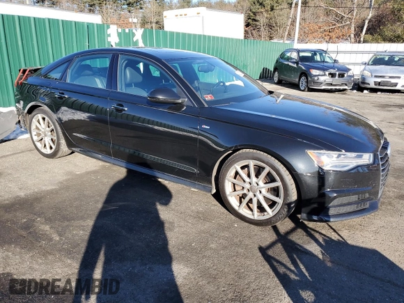 2017 Audi A6 Premium Plus with VIN WAUG8AFCXHN047689, listed as a Copart auction lot 43211325 with 130,169 mi miles and Salvage Title. Bid and sale history available at carsss.com. Image 4.