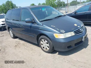 2004 Honda Odyssey EX-L с VIN 5FNRL18964B069905, выставлен на аукционе IAAI как лот 42583728 с пробегом 217 237 миль миль и . История ставок и продаж доступна на DreamBid. Изображение 1.