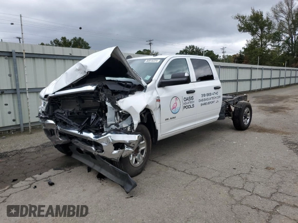 2020 Ram 2500 Tradesman with VIN 3C7WR4HJ0LG307787, listed as a Copart auction lot 80915224 with 109,554 mi miles and Salvage Title. Bid and sale history available at carsss.com. Image 1.