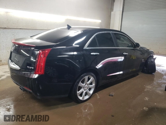 2014 Cadillac ATS Luxury AWD with VIN 1G6AH5RX4E0159852, listed as a Copart auction lot 52216685 with 82,977 mi miles and Salvage Title. Bid and sale history available at carsss.com. Image 3.